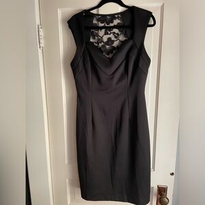 Dress Barn Lace Back Mini Formal Dress Size 14, XL